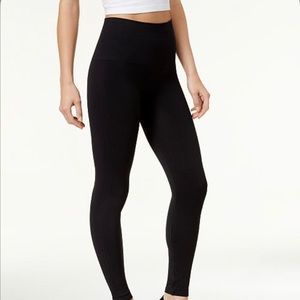 Black Spanx Look At Me Now Tummy Control Leggings